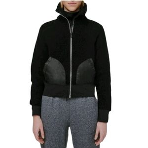 LULULEMON so sherpa jacket black size 6